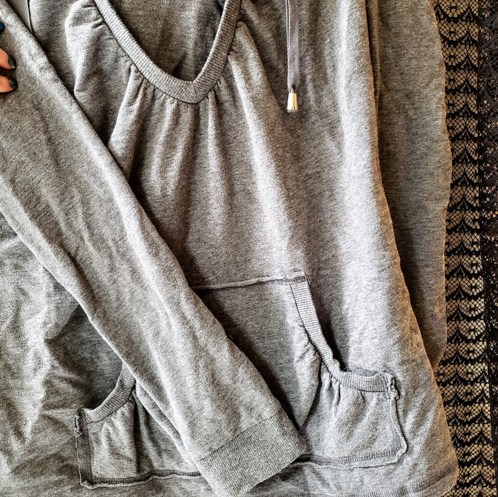 LOFT Scoop Neck Hoodie